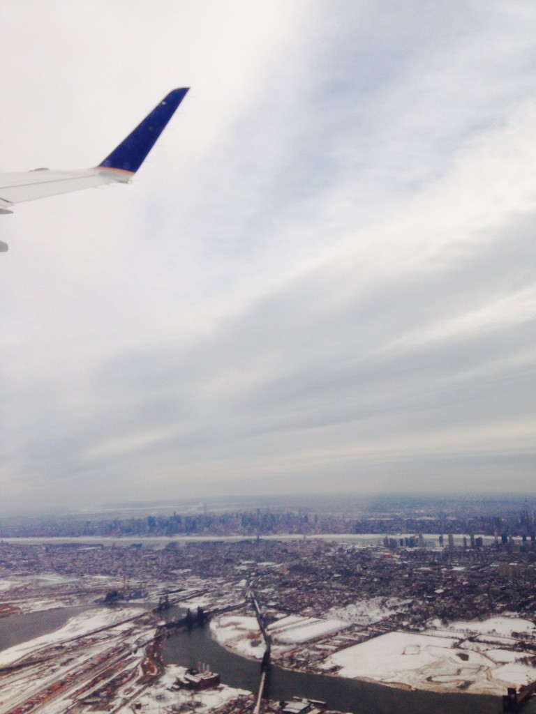 New Yorks skyline med Frihetsgudinna och allt om man letar noga!
